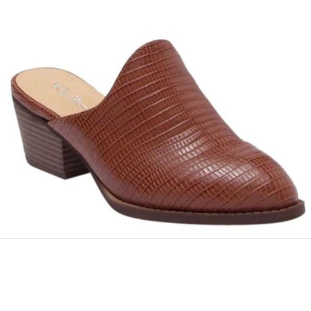 CL by Laundry Coop Lizard Embossed Mule